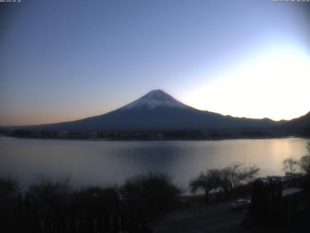 河口湖からの富士山