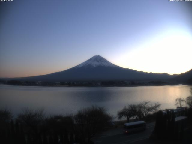 河口湖からの富士山