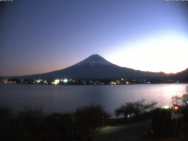 河口湖からの富士山