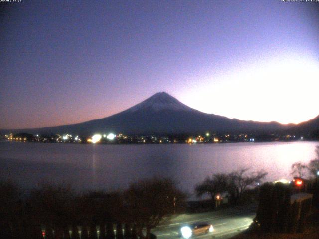 河口湖からの富士山