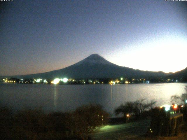 河口湖からの富士山