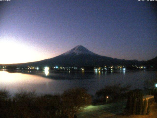 河口湖からの富士山