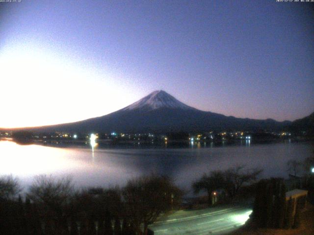 河口湖からの富士山