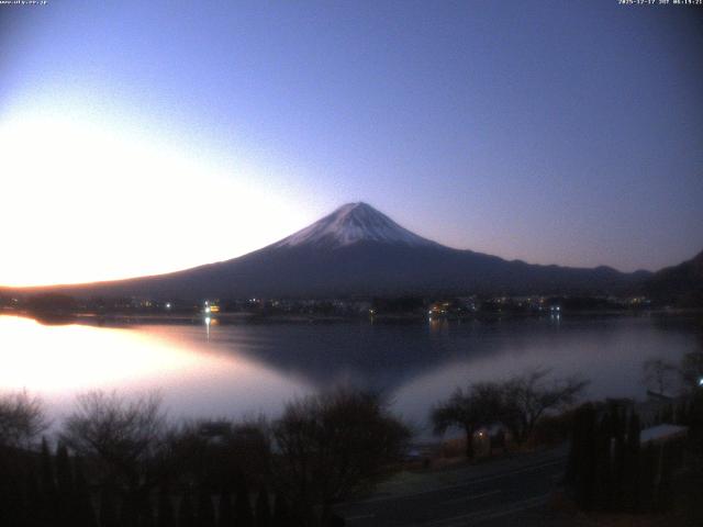 河口湖からの富士山