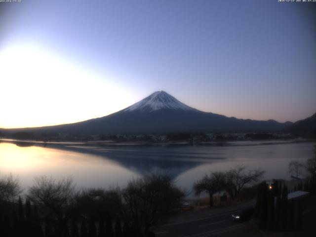 河口湖からの富士山