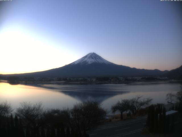 河口湖からの富士山