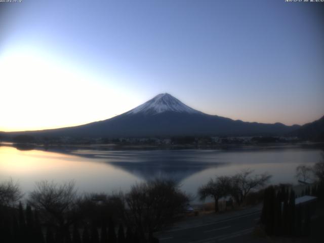 河口湖からの富士山