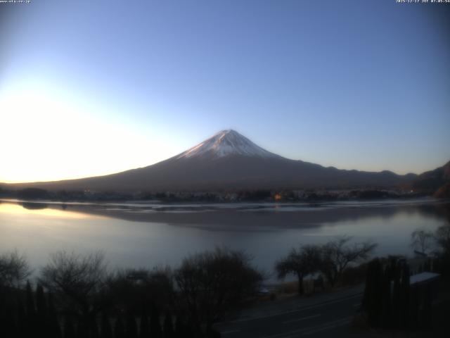 河口湖からの富士山