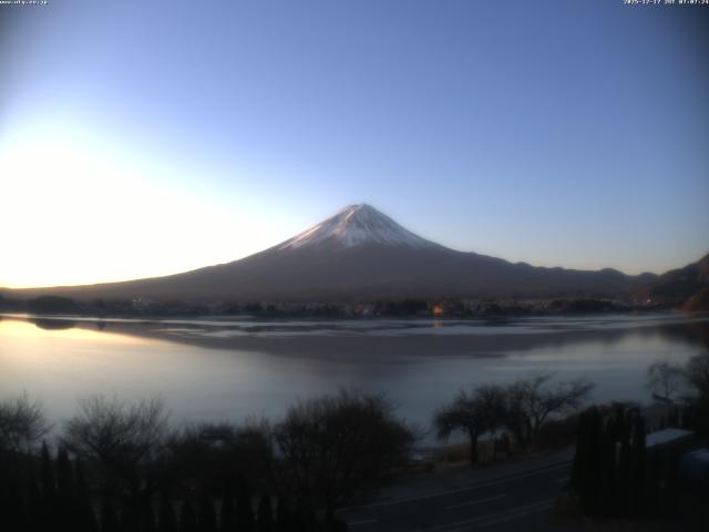 河口湖からの富士山