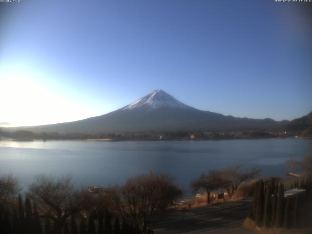 河口湖からの富士山
