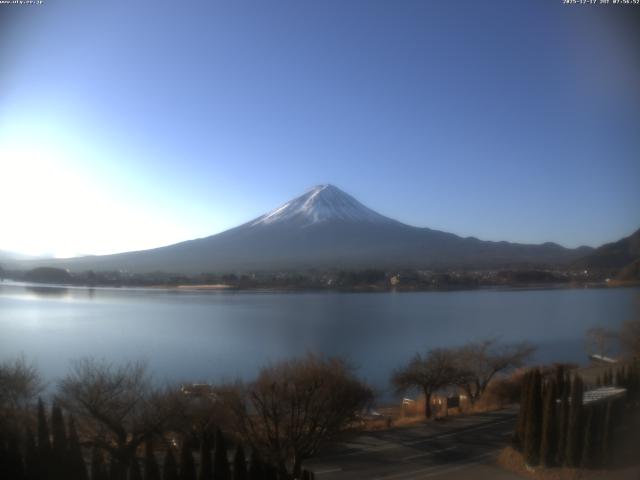 河口湖からの富士山