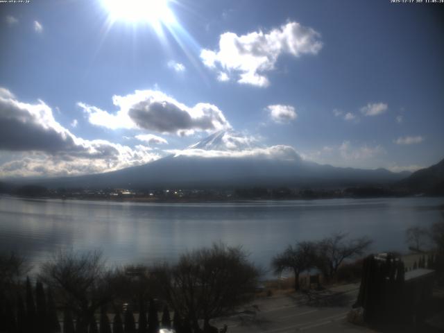 河口湖からの富士山