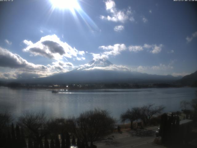 河口湖からの富士山