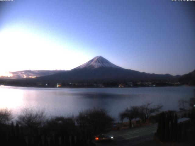 河口湖からの富士山