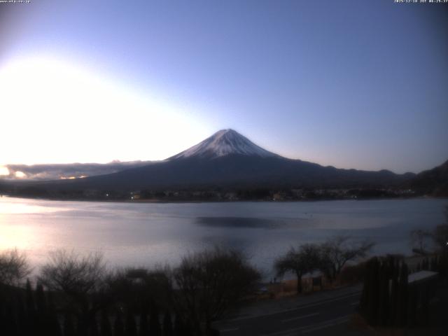 河口湖からの富士山