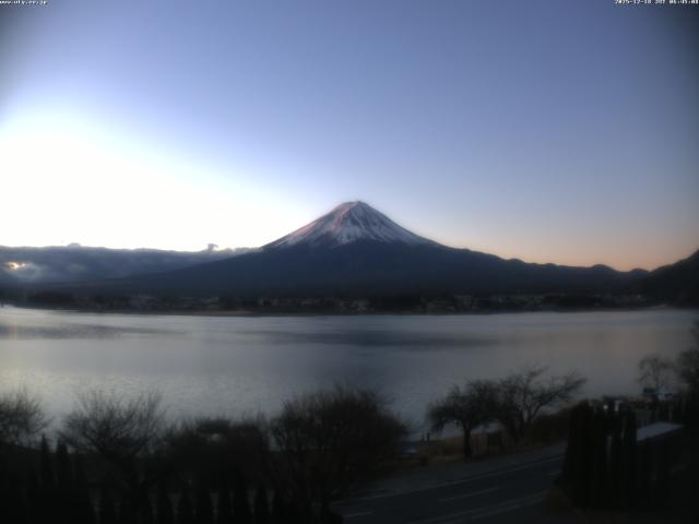 河口湖からの富士山