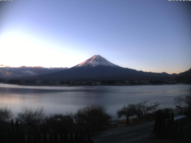 河口湖からの富士山