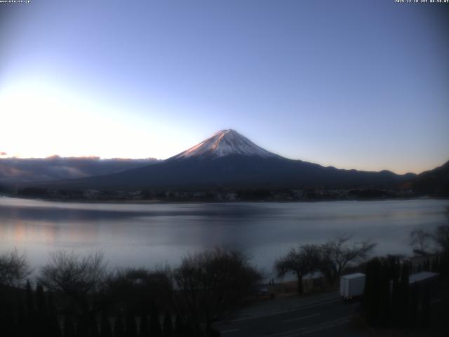 河口湖からの富士山