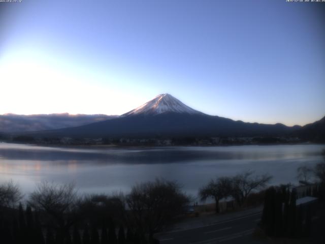 河口湖からの富士山