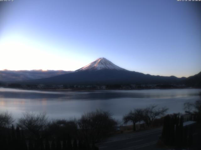 河口湖からの富士山