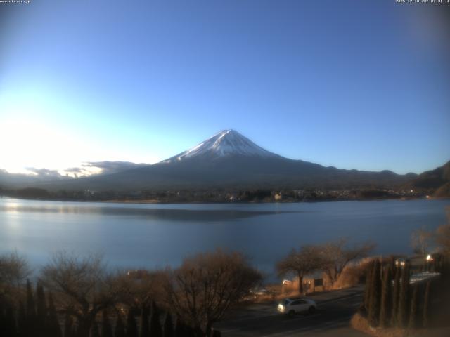 河口湖からの富士山