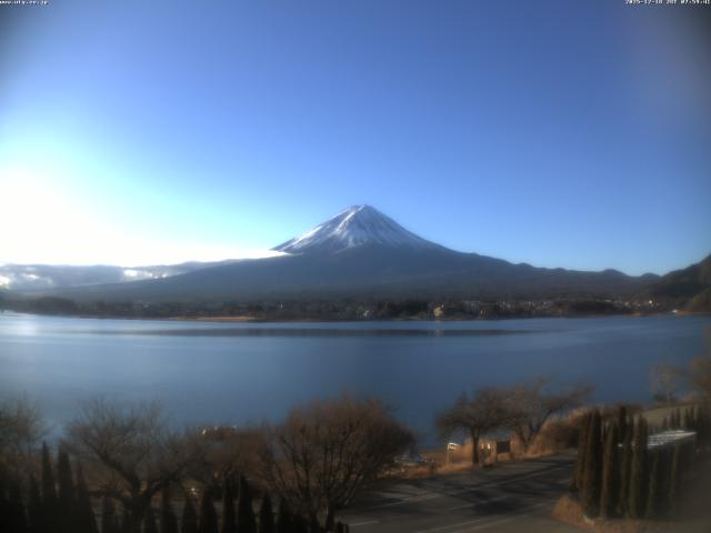 河口湖からの富士山