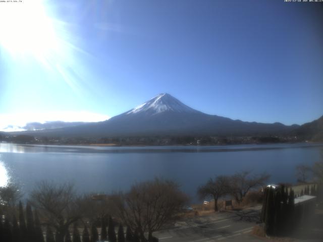 河口湖からの富士山