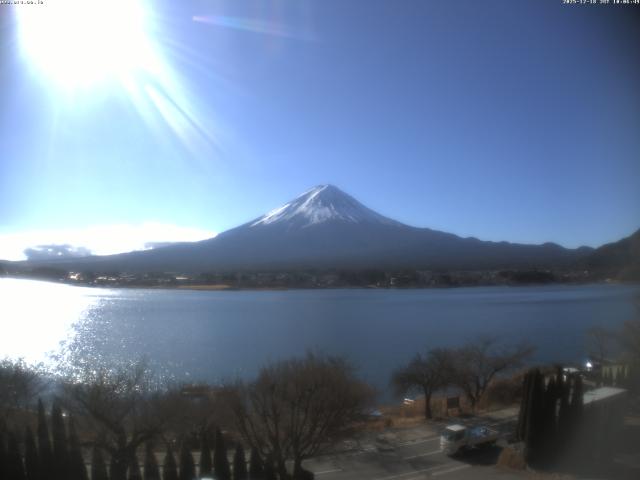 河口湖からの富士山