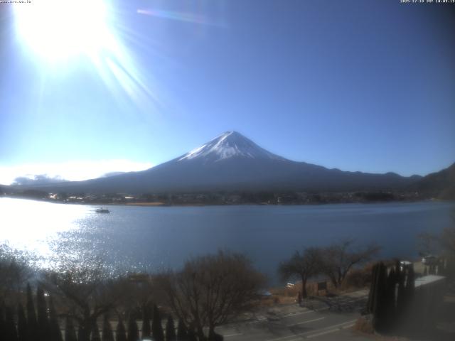 河口湖からの富士山