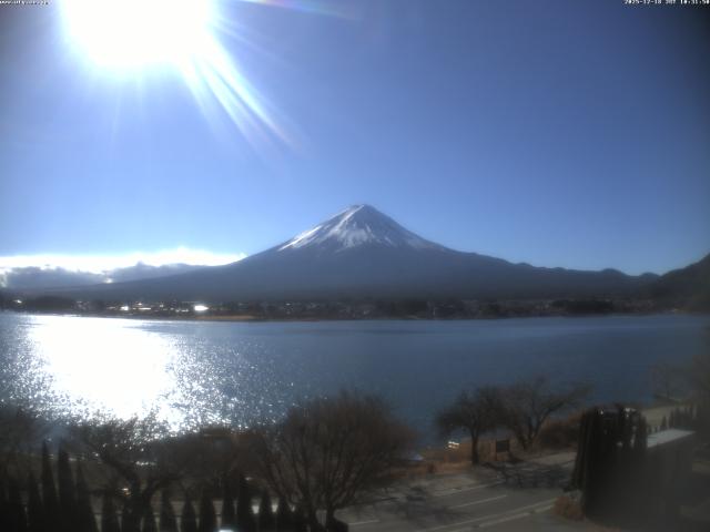 河口湖からの富士山