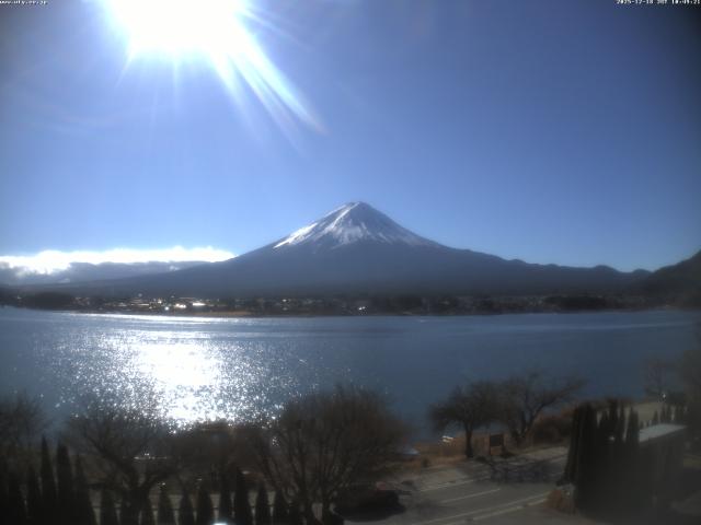 河口湖からの富士山