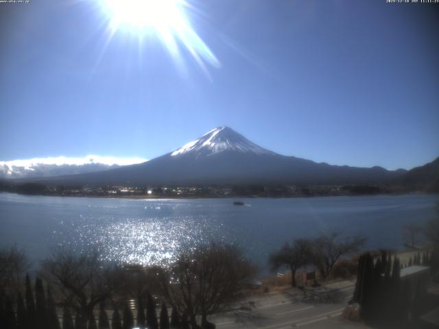 河口湖からの富士山