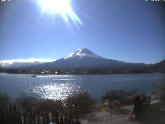 河口湖からの富士山