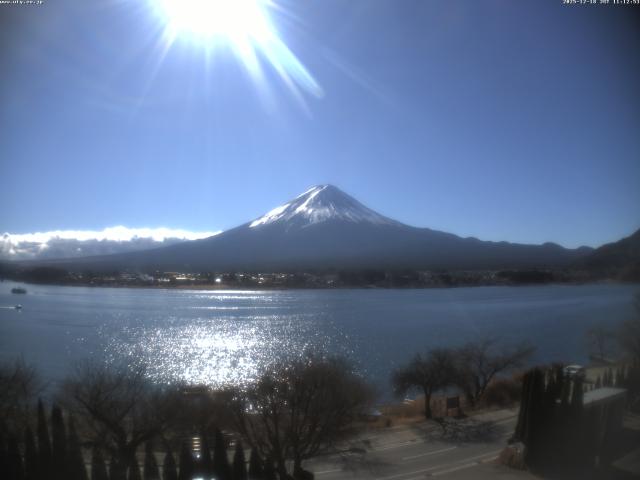 河口湖からの富士山