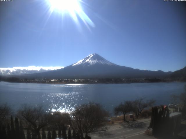 河口湖からの富士山