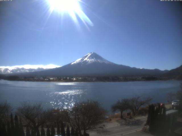 河口湖からの富士山