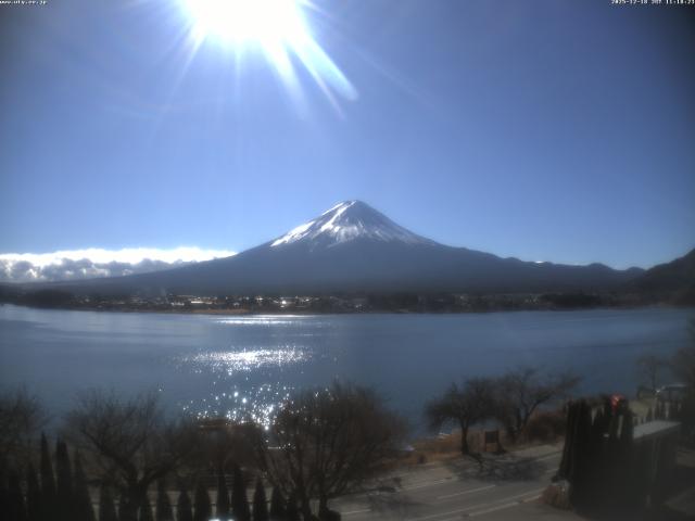 河口湖からの富士山