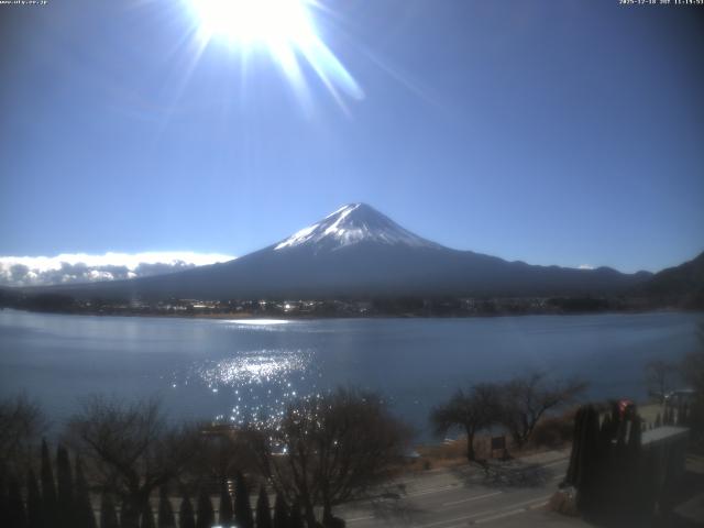 河口湖からの富士山