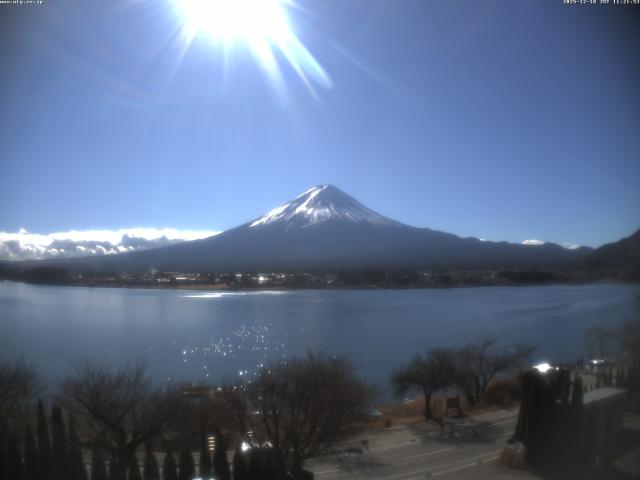 河口湖からの富士山
