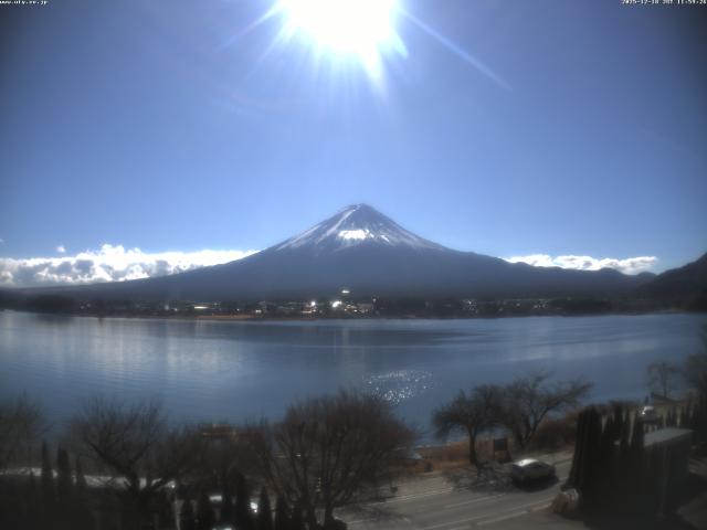 河口湖からの富士山