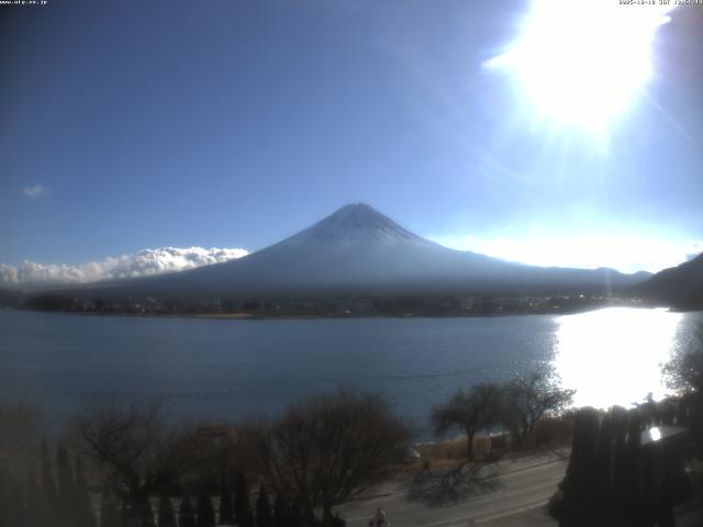 河口湖からの富士山