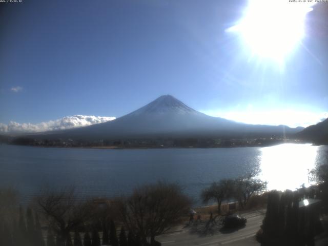 河口湖からの富士山