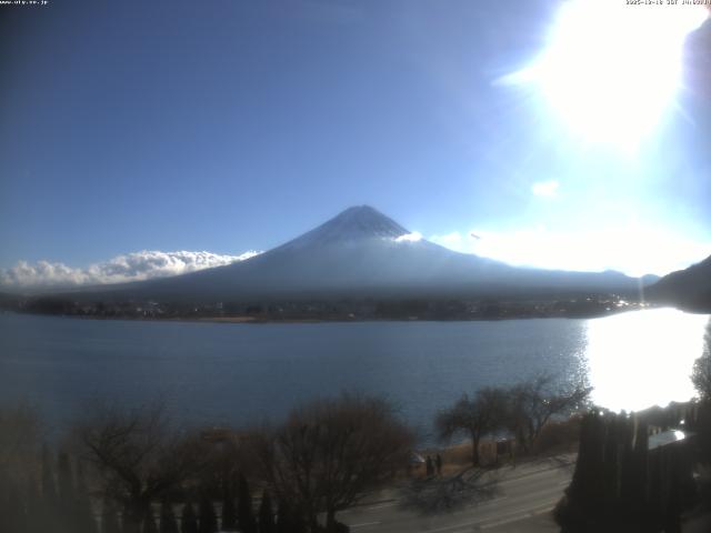 河口湖からの富士山