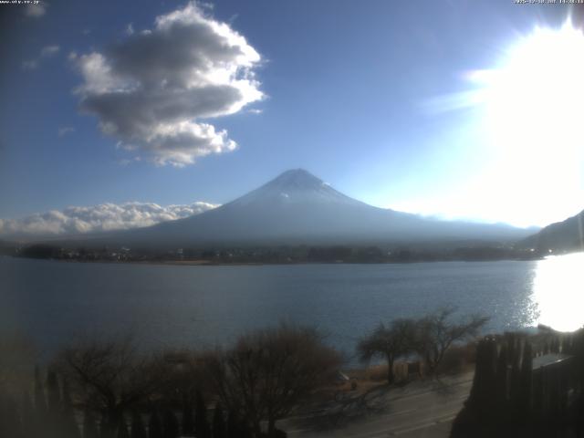 河口湖からの富士山