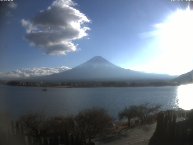 河口湖からの富士山