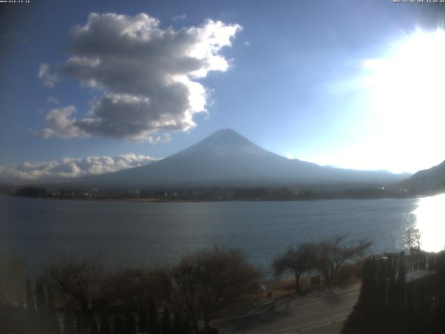 河口湖からの富士山