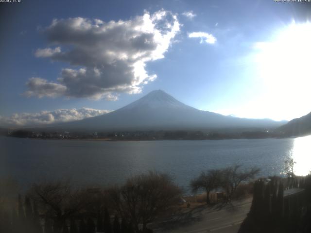 河口湖からの富士山