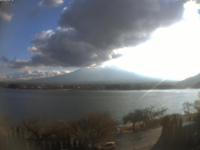 河口湖からの富士山