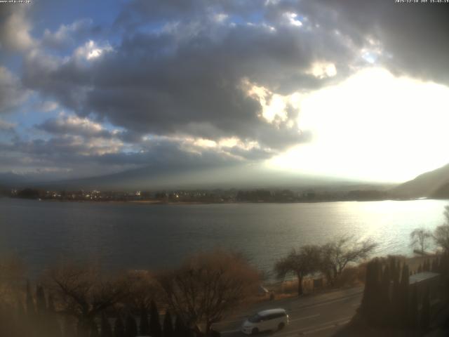 河口湖からの富士山