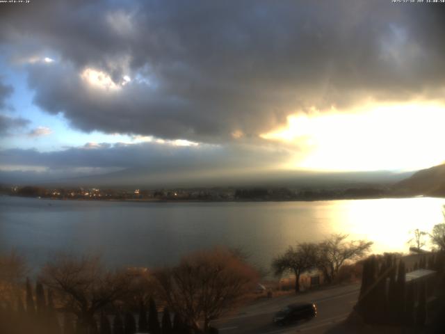 河口湖からの富士山
